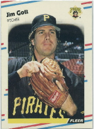 1988 Fleer Update Baseball Cards       112     Jim Gott